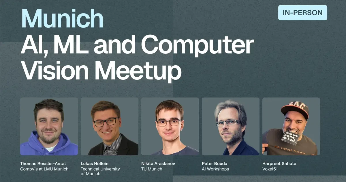 Munich AI, ML and Computer Vision Meetup | Open Source Robotics